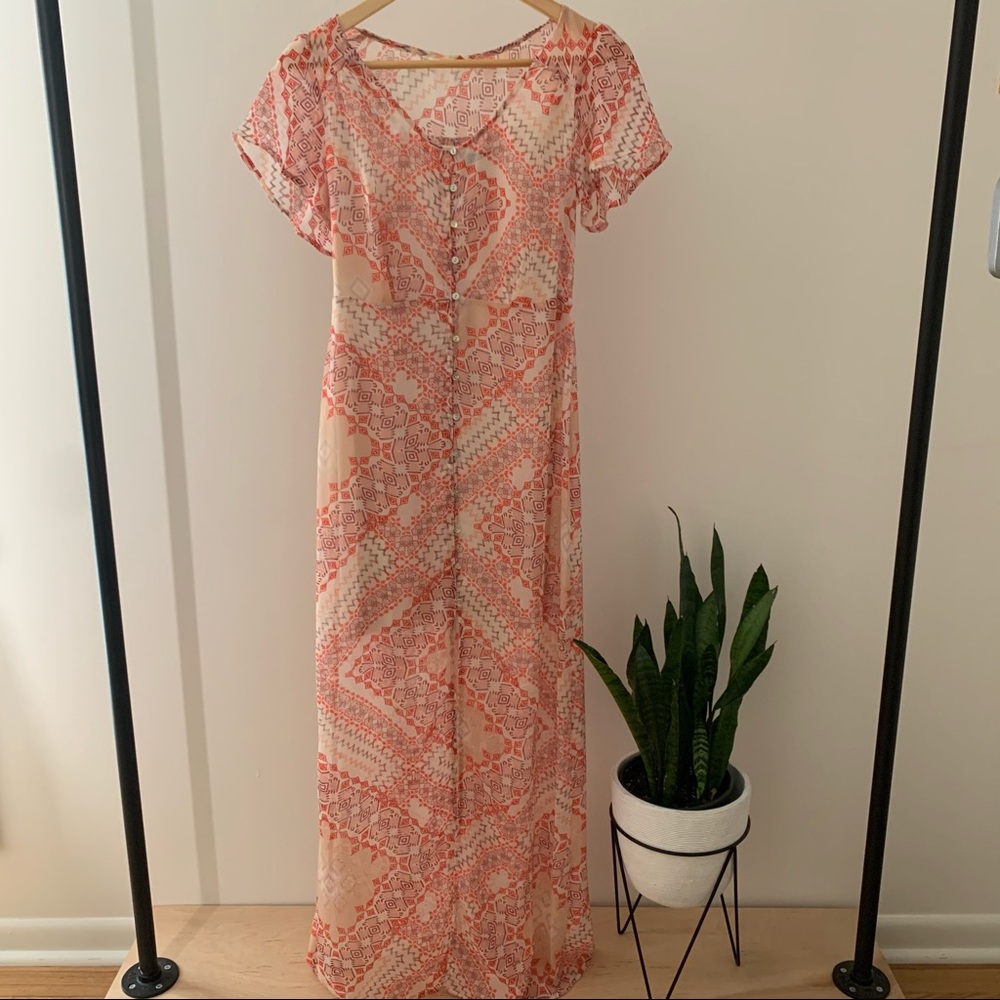 Multicolor Maxi Dress